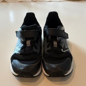 New Balance Kids Black and Gray Sneakers